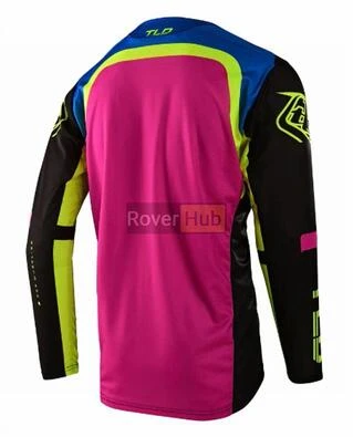 Джерсі TLD Sprint Jersey Fractura [BLk/Yellow] L