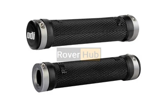 Гріпси ODI Ruffian MTB Lock-On Bonus Pack Black w/Grey Clamps (чорні з серыми замками)