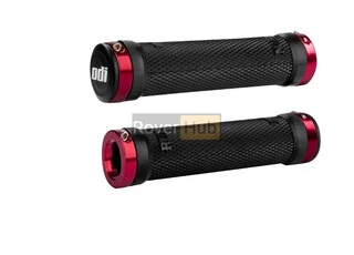 Гріпси ODI Ruffian MTB Lock-On Bonus Pack Black w/Red Clamps (чорні з червоними замками)
