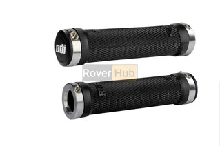 Гріпси ODI Ruffian MTB Lock-On Bonus Pack Black w/Silver Clamps (чорні з серебристыми замками)