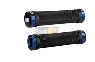 Гріпси ODI Ruffian MTB Lock-On Bonus Pack Black w/Blue Clamps (чорні з синіми замками)