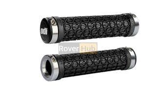 Гріпси ODI SDG LOCK-ON GRIPS Black w/Silver Clamps (чорні з серебристыми замками)