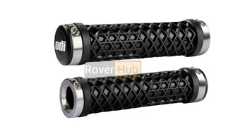 Гріпси ODI Vans&reg; Lock-On Grips, Black w/ Silver Clamps, чорні з серебристыми замками