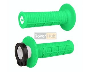 Мото гріпси ODI HALF-WAFFLE MX V2 Lock-On Flo-Green
