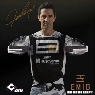 Мото гріпси ODI EMIG PRO MX V2 Lock-On Grip BLACK/Green