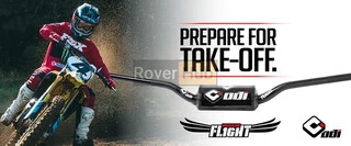 Мото кермо ODI MX Handlebars, Podium FLIGHT, Hon/Kaw Red