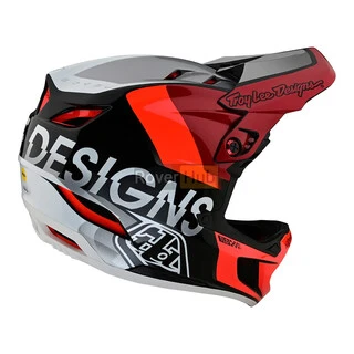 Вело Шолом TLD D4 COMPOSITE HELMET [Qualifier Silver/Red] M
