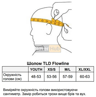 Вело шолом TLD Youth Flowline HELMET Orbit [BLk] OSFA