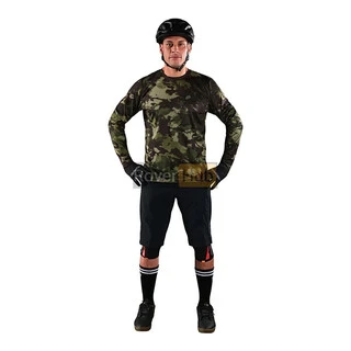 Джерсі TLD FLOWLINE LS JERSEY COVERT [ARMY GREEN] XL