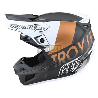 Мото Шолом TLD SE5 Carbon Helmet [QUALIFIER WHITE / BRONZE] MD