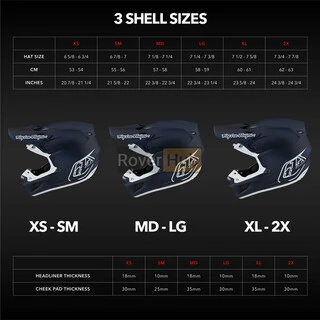 Мото Шолом TLD SE5 Carbon Helmet [QUALIFIER WHITE / BRONZE] LG