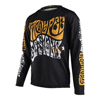 Джерсі TLD Young FLOWLINE LS JERSEY Tripper [BLk] LG