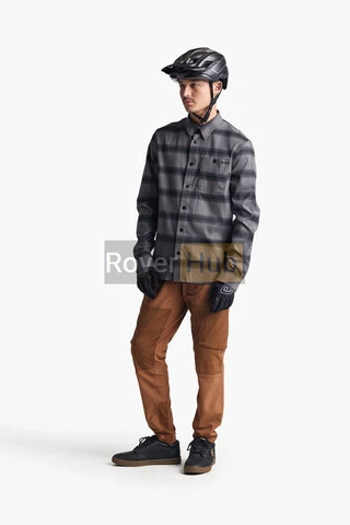 Сорочка TLD GRIND FLANNEL STRIPE [CARBON] LG