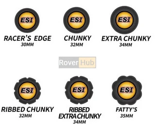 Грипси ESI Fatty's Black Silicone Bicycle Grips