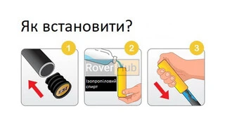 Гріпси ESI Ribbed Chunky Black Silicone Bicycle Grips