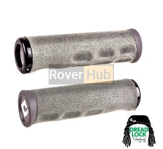 Грипси ODI Tinker Juarez Dread Lock Grip Graphite w/Black Clamp сірі із чорними замками