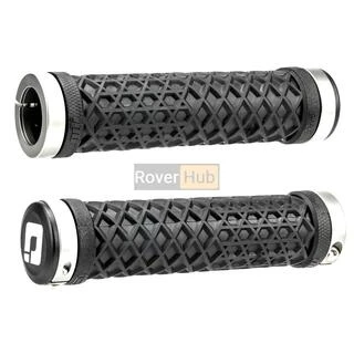Грипси ODI Vans&reg; Lock-On Grips Black w/ White Clamp, чорні з білими замками