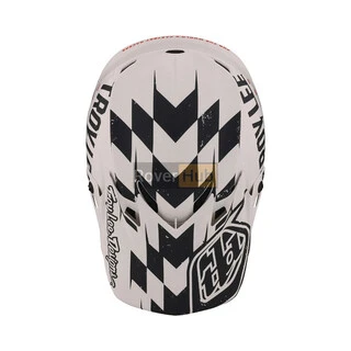 Мотошолом TLD SE4 POLYACRYLITE HELMET RACE SHOP [WHITE/BLACK] XL