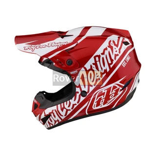 Мотошолом TLD GP HELMET SLICE [RED/ WHITE] XL