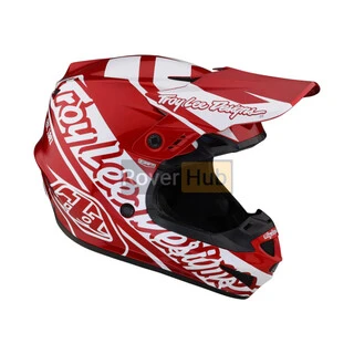 Мотошолом TLD GP HELMET SLICE [RED/ WHITE] XL