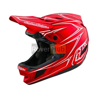 Вело шолом TLD D4 COMPOSITE HELMET PINNED [RED] XL