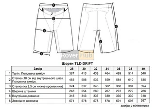 Велошорти TLD DRIFT SHORT SHELL [Copper] 36