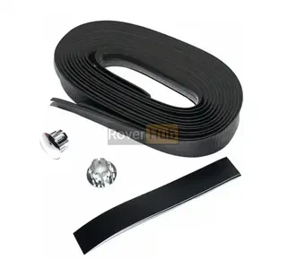 Обмотка керма Velo VLT-2005G гелева під Carbon, чорна