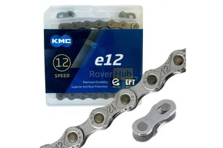 Ланцюг KMC e12 EPT 12-speed 130 links + замок (для електровелосипедів)