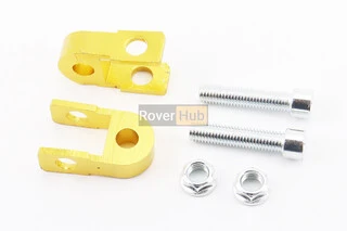 Удлинитель заднего амортизатора 25мм к-кт 2шт, желтый