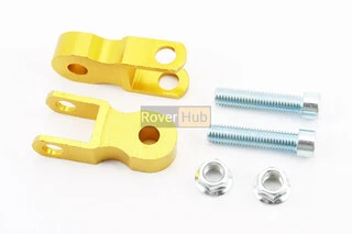 Удлинитель заднего амортизатора 45мм к-кт 2шт + болты + гайки, желтый