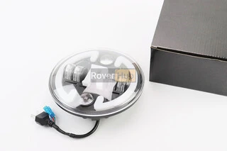 Фары круглой передняя часть с ободком "R" универсальная 6-LED, d-180mm, МОТО TUNING