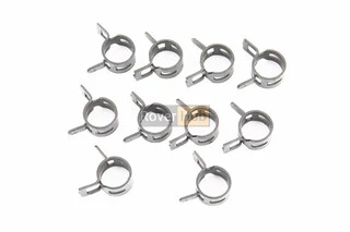 Хомут пружинний 10мм чорний, к-кт 10шт