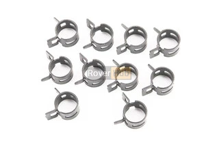 Хомут пружинний 12мм чорний, к-кт 10шт