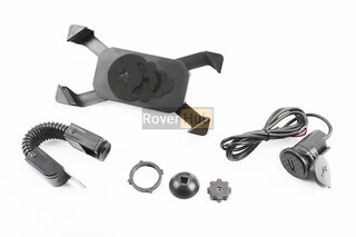 Держатель телефона на гибкой ножке + USB зарядка (миним. размер телефона 60*124мм, макс. размер 80*160мм)