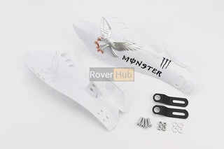 Захист для рук лів., прав. к-кт 2шт "MONSTER ENERGY" БІЛИЙ тип2