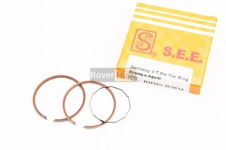 Кільця поршневі Honda DIO50 39мм STD жовта коробка (замки внутрішні)