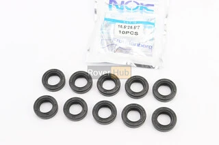 Сальник (15,5x25,5x7) к-кт 10шт, колінвала Honda DIO AF18, коричневі