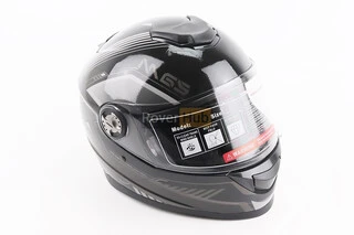 Шлем интеграл, закрытый BLD-М65 L (59-60см), ЧЕРНО-СЕРЫЙ