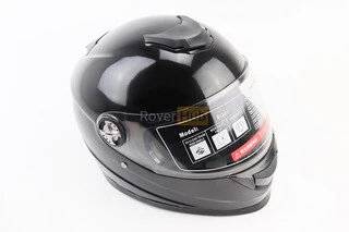 Шлем интеграл, закрытый BLD-М65 S (55-56см), ЧЕРНЫЙ глянец