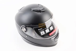 Шлем интеграл, закрытый BLD-М65 S (55-56см), ЧЕРНЫЙ матовый