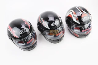 Шолом інтеграл, закритий з коміром, ЧОРНИЙ з малюнком (незначні відмінності малюнків, можливі дефекти фарбування)