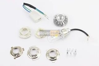 Лампа фари діодний LED-2 SUPER універсальна (к-кт різних кріплень), з стабілізатором