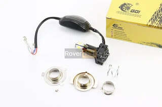 Лампа фари діодний LED-5 SUPER універсальна (к-кт різних кріплень), з стабілізатором + стробоскоп