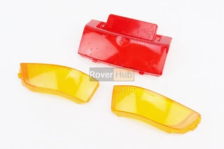 Honda DIO AF-18 "скло" - стопа, червоне + поворотів, жовті к-кт 3шт