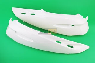 Honda DIO AF-27/28 пластик - верхний боковой лев+прав к-кт 2шт, БЕЛЫЙ