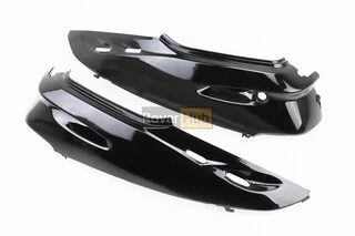 Honda DIO AF-27/28 пластик - верхній бічний лів+прав к-кт 2шт, ЧОРНИЙ