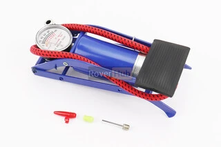 Насос ножний для шин однопоршневий 220*80мм "малий, шток тонкий" синій