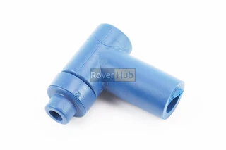 Ковпачок свічки "люлька" 90град СИНІЙ "силікон" малий, Тип 1