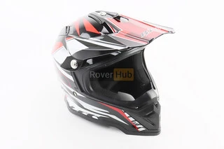 Шлем кроссовый/эндуро/АТV BLD-819-7 L (59-60см), ЧЕРНО-КРАСНЫЙ