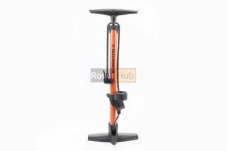 Насос ручной "напольный" с манометром 160 psi/11 bar, под штуцера Schrader&amp;Presta, оранжевый LC-3261